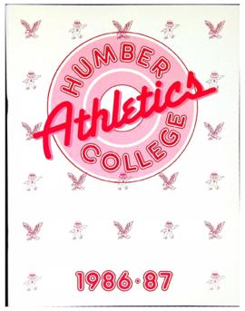 Athletics handbook, 1986-1987