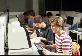Photograph of Students Working on Assignments in the Computer Lab