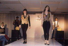 Photograph of Fashion Students Walking Down the Runway