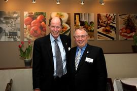 President John Davies and David Dodge at the David Dodge Lecture series : [photograph]