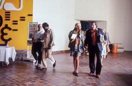 Photograph of popular authors at a summer workshop