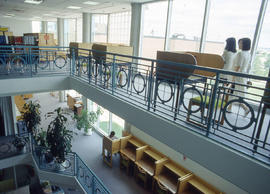 Photograph of the Library atrium at North campus