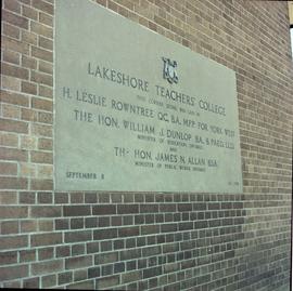 Photograph of cornerstone
