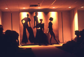 Photograph of Fashion Careers students modeling in fashion show