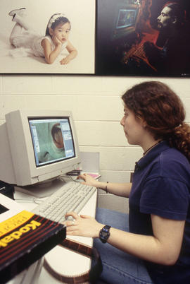 Photograph of student in the Creative Photography program
