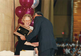 Photograph of Doris Tallon and Robert Gordon at the President's Breakfast
