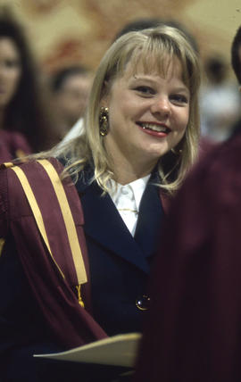 Photograph of a Graduate at Convocation