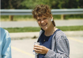Photograph from the President's faculty and staff barbecue