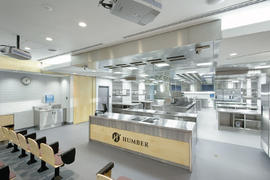 Photograph of the culinary demonstration theatre and lab