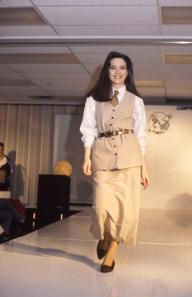 Photograph of Fashion Students Walking Down the Runway