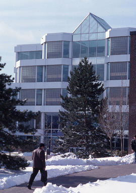 A photograph of Humber College North Campus main entrance