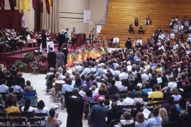 Photograph at Convocation ceremony at North Campus