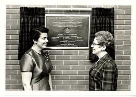 Photograph from opening of Osler building and residence