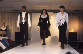 Photograph of Fashion Students Walking Down the Runway