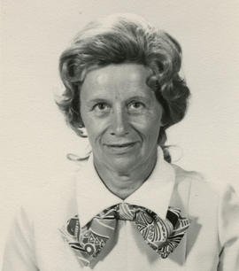 Photograph of the Assistant to the President, Doris Tallon