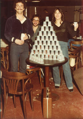 Photograph of students having fun at winter madness