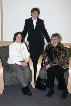 Library Administrators Lynne Bentley, Cheryl Salkey and Maggie Trott : [photograph]