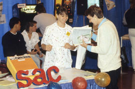 Photograph of  SAC table at orientation