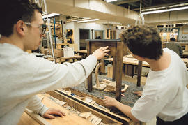 Photograph of cabinet making and woodworking