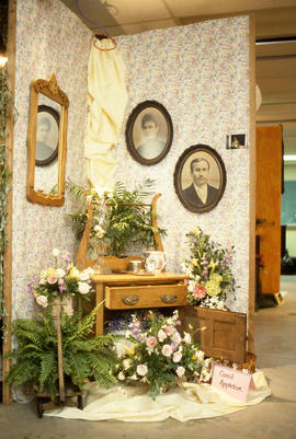 Photograph of a Retail Floriculture Student's Project Set Up