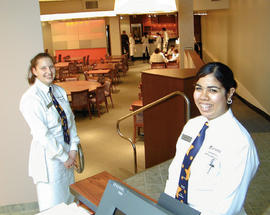 Photograph of students in the Humber Room