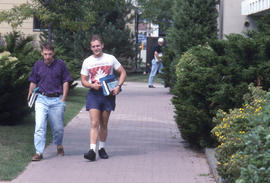Photograph of Students Walking Outside