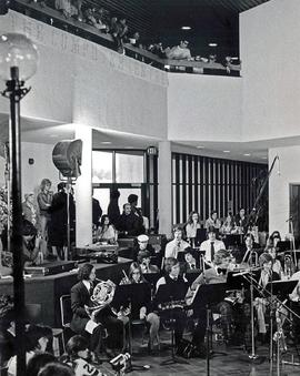 Photograph of "Big Band" Performing in the North Campus Concourse