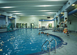 Photograph of the Humber Community Pool in use