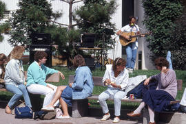 Photograph of an outdoor musical performance