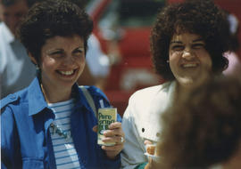 Photograph from the President's faculty and staff barbecue
