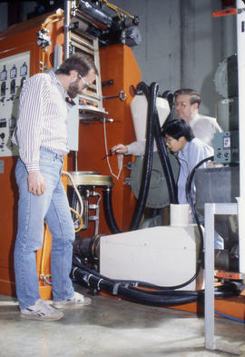 Photograph of people in the Canadian Plastics Training Centre