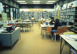 Photograph of Students Studying in the Keelesdale Library