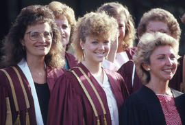 Photograph of staff and graduates