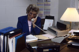 Photograph of Janette Paul Working in an Office