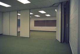 E/F building classroom with folding partition : [photograph]