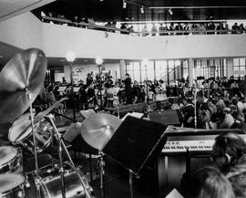 Photograph of Music Students Providing a Band Concert in the Concourse