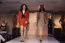Photograph of Fashion Students Walking Down the Runway