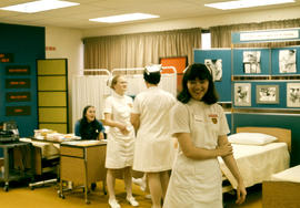 Photograph of Students promoting Nursing
