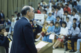 Photograph of student orientation