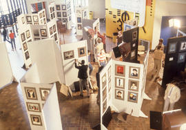 Photograph of a student photograph portfolio fair
