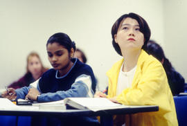 Photograph of students at a lecture session