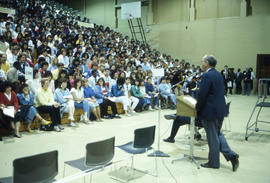 Photograph of student orientation