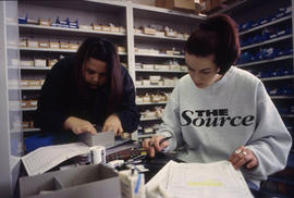 Photograph of Pharmacy Assistant students at work