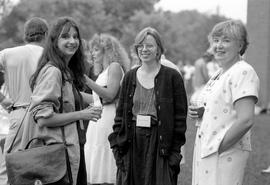 Photograph of Eliza Clark at a creative writing workshop