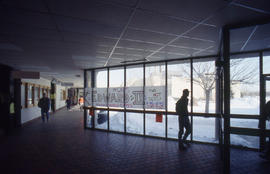 Photograph of a Student Hallway
