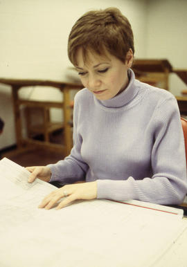 Photograph of a Design Foundations student