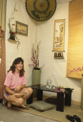 Photograph of a Retail Floriculture Student's Project Set Up