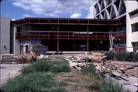 Photograph of the EX Building Construction