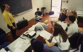 A photograph of a class of students in the Emergency Skills program