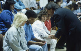 Photograph of student orientation
